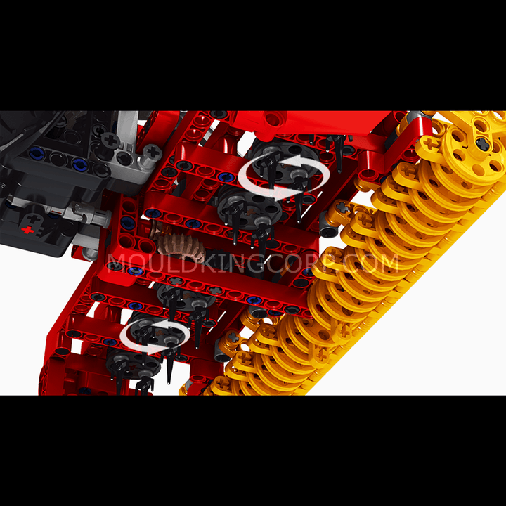 Ensemble de modèles de construction télécommandés pour tracteur MOULD KING 17020 | 2 716 pièces