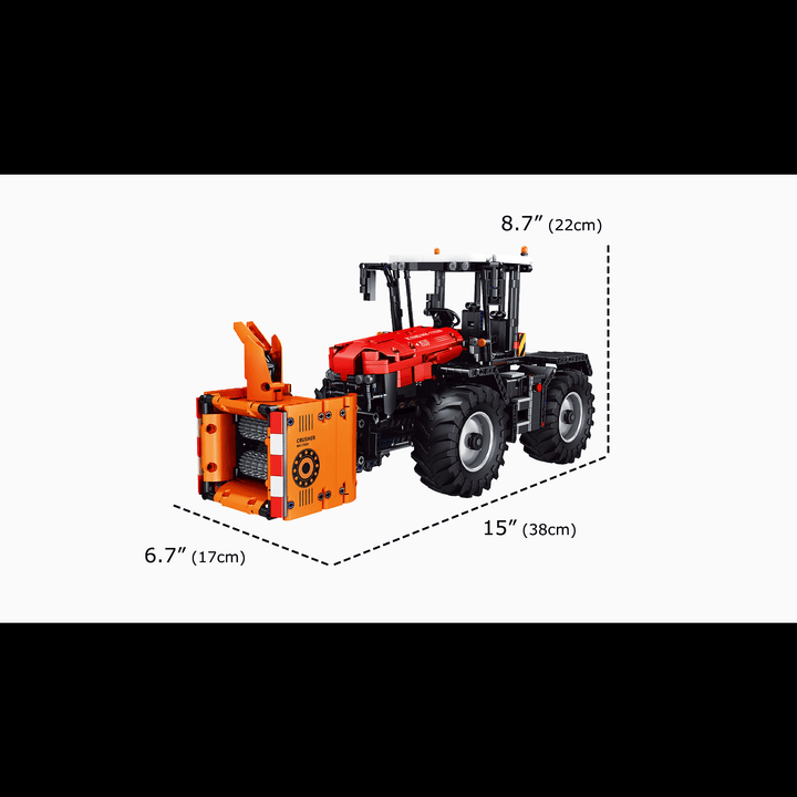 Ensemble de modèles de construction télécommandés pour tracteur MOULD KING 17020 | 2 716 pièces