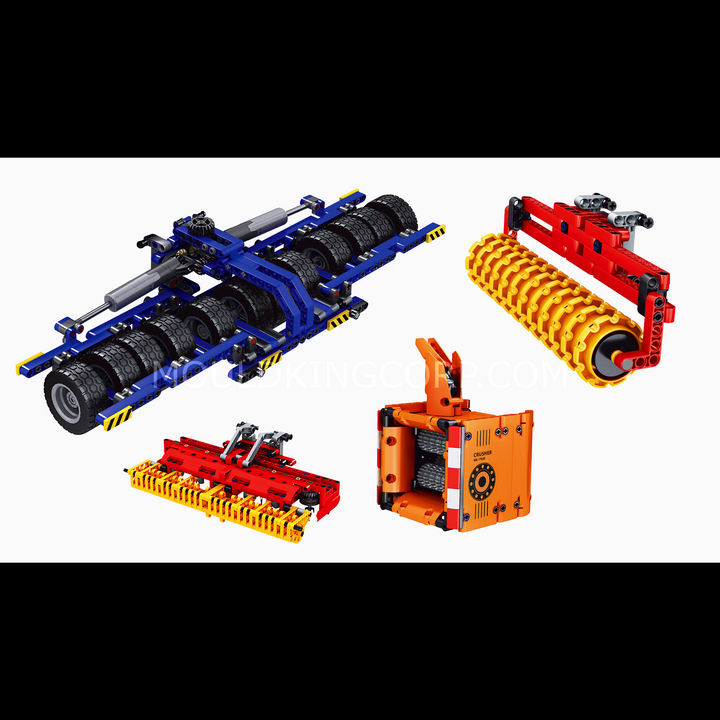 Ensemble de modèles de construction télécommandés pour tracteur MOULD KING 17020 | 2 716 pièces