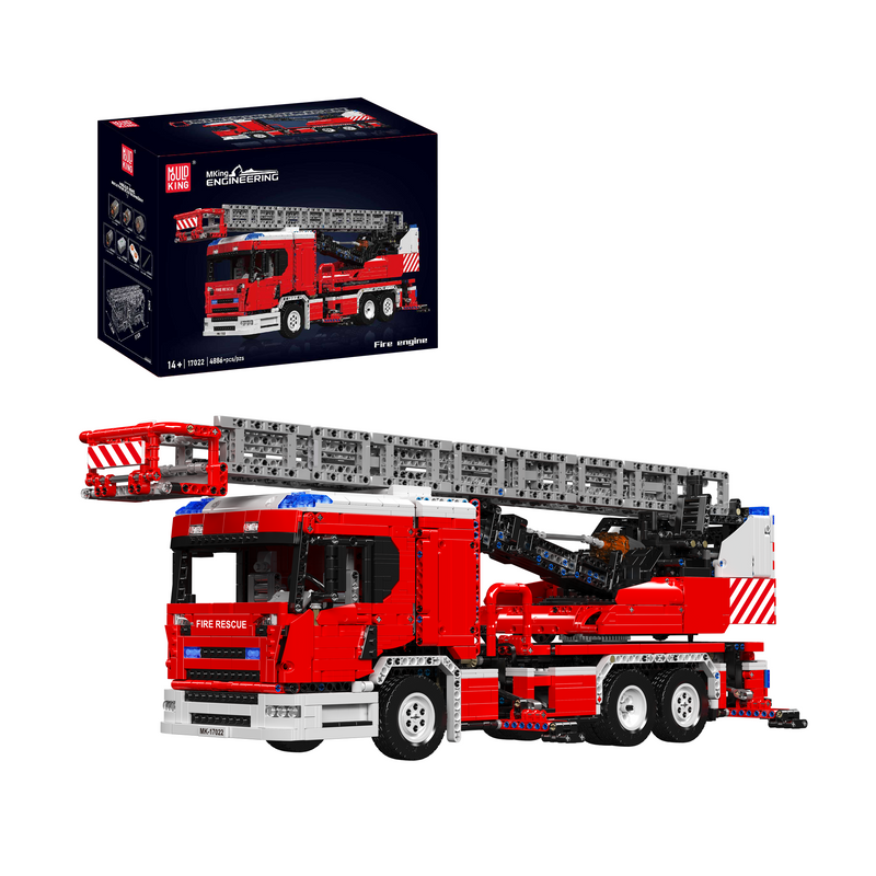 Mould King 17022 Remote Controlled Firetruck Building Set | 4,886 Pcs