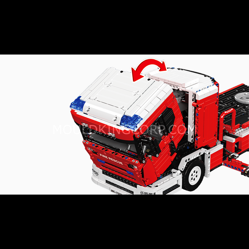 Mould King 17022 Remote Controlled Firetruck Building Set | 4,886 Pcs