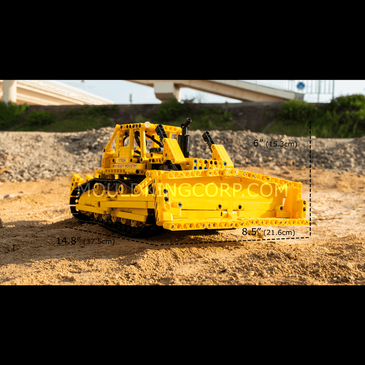 MOULD KING 17024 D8K Bulldozer Ferngesteuerter Bausatz | 1.003 PCS