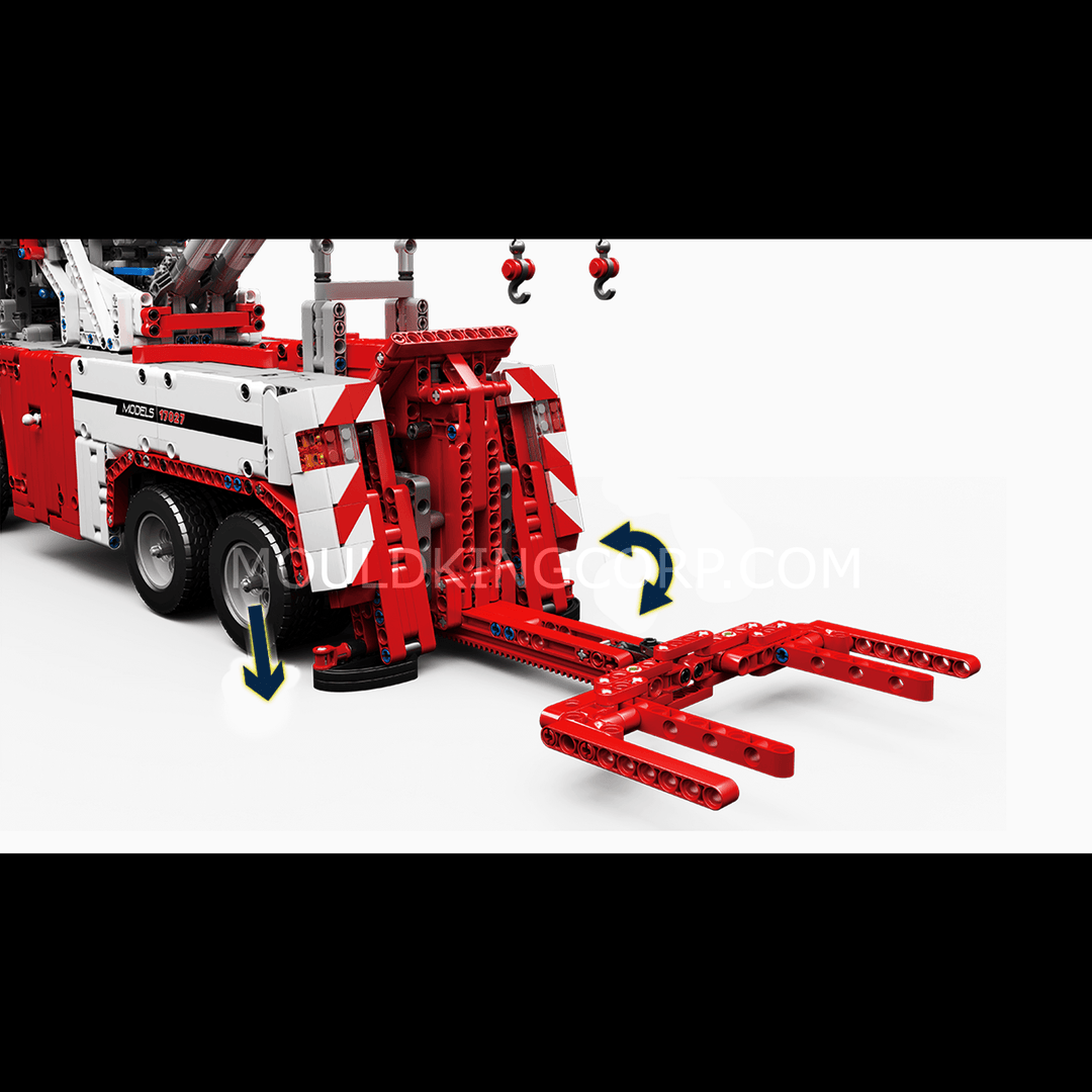 Mould King 17027 Ferngesteuertes Feuerwehr- und Rettungsauto-Bauset | 4.883 Teile