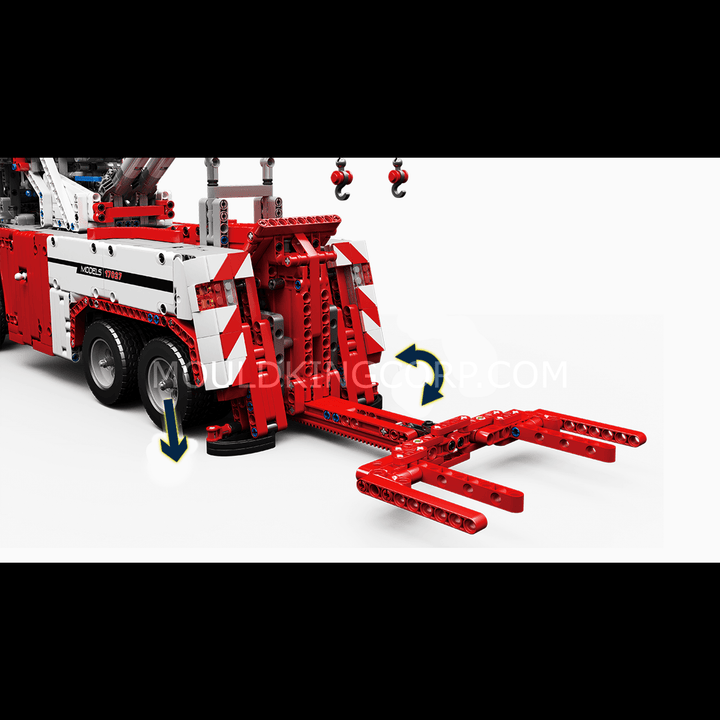 Mould King 17027 Ferngesteuertes Feuerwehr- und Rettungsauto-Bauset | 4.883 Teile