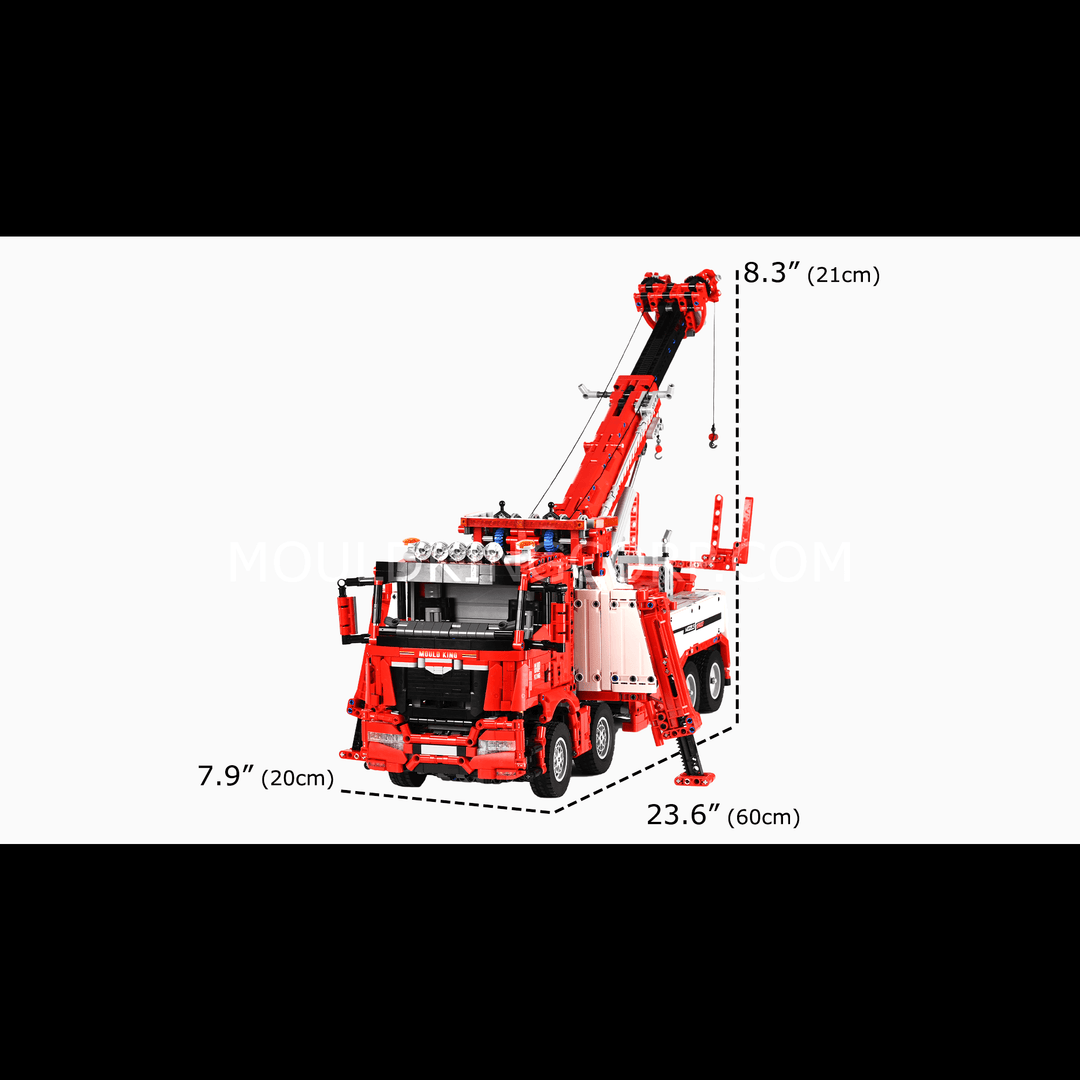 Mould King 17027 Ferngesteuertes Feuerwehr- und Rettungsauto-Bauset | 4.883 Teile