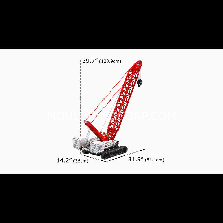 Mould King 17046 Manitowoc 16000 Raupenkran-Bausatz | 4.494 Teile