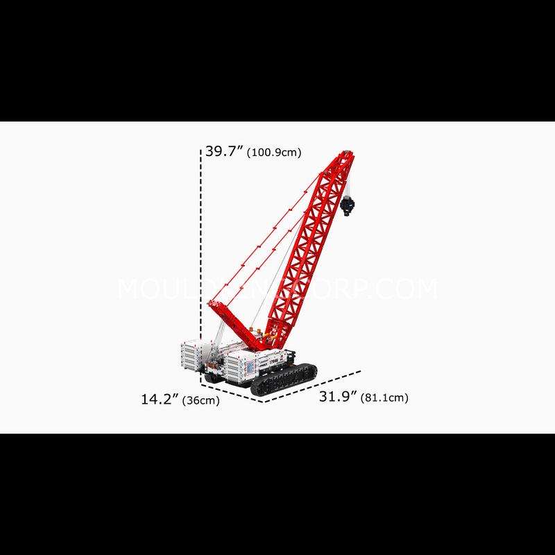 Ensemble de construction de grue sur chenilles Manitowoc 16000 Mould King 17046 | 4 494 pièces