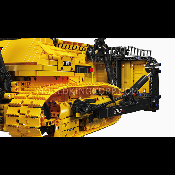 MOULD KING 17049 Liebherr PR766 op afstand bestuurbare bulldozer bouwset | 3.568 pcs