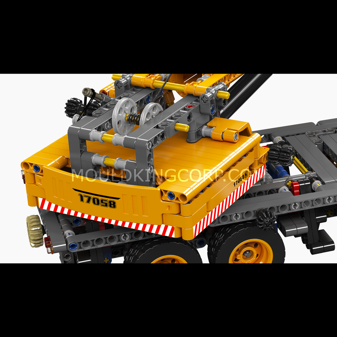 Mould King 17058 - Juego de construcción de grúa móvil (997 piezas)