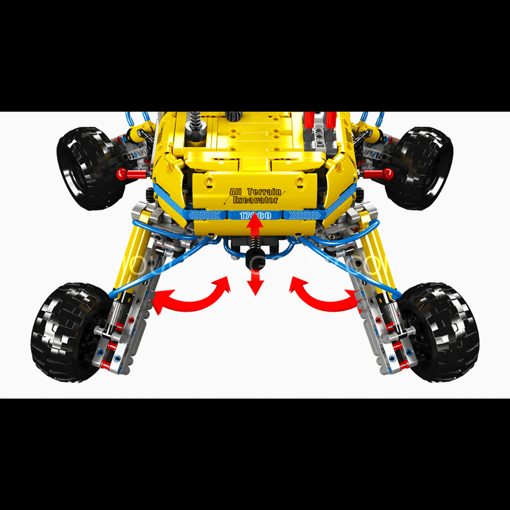 Mould King 17060 All-Terrain-Bagger-Bausatz | 1.392 Teile