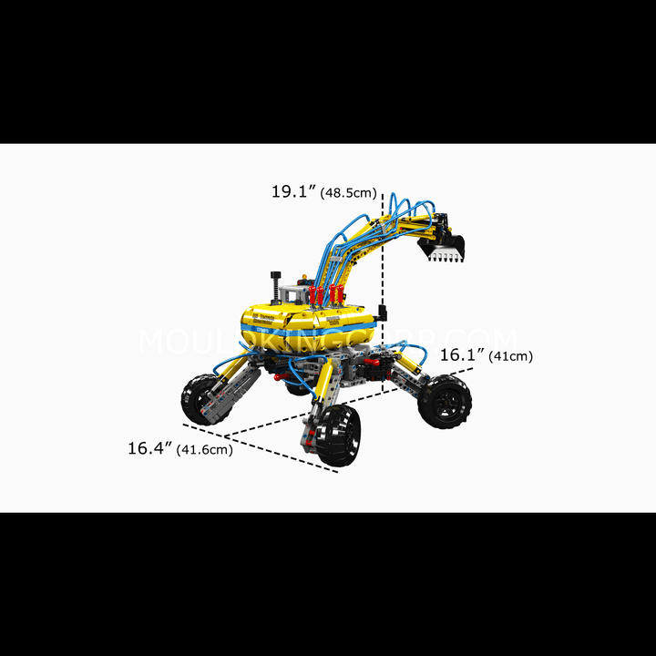 Mould King 17060 All-Terrain-Bagger-Bausatz | 1.392 Teile