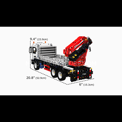 Mould King 17063 Truck-Mounted Crane Building Set | 2,530 Pcs