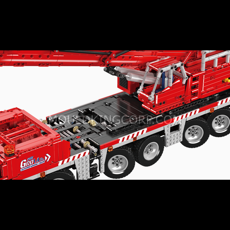 Ensemble de construction de grue mobile télécommandée Mould King 17065 GMK | 4 566 pièces
