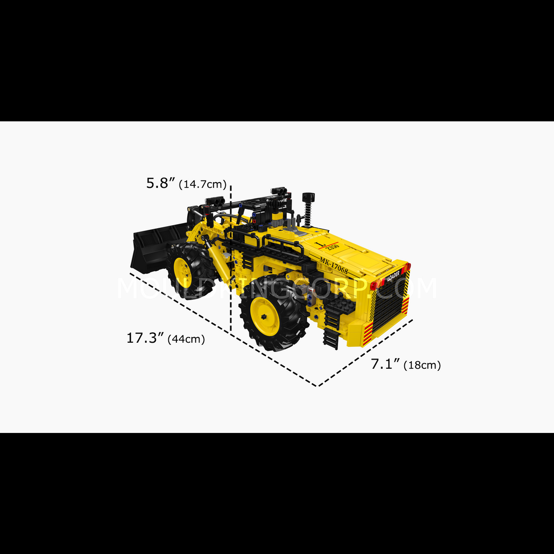 Mould King 17068 The L2350 Pneumatic Wheel Loader Building Set | 1,028 Pcs