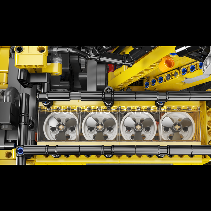 MOULD KING 17070 Liebherr R 9800 Mijnbouw Graafmachine Bouwsets | 4.767 PCS