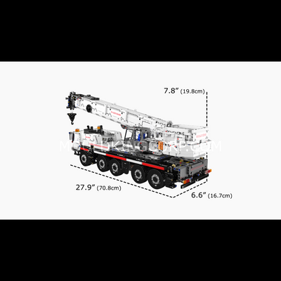 Mould King 17075 Camion-grue télécommandé LTM 1110 | 3 248 pièces