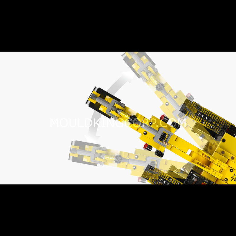 Mould King 17076 SFINX Future Excavator Building Set | 840 Pcs