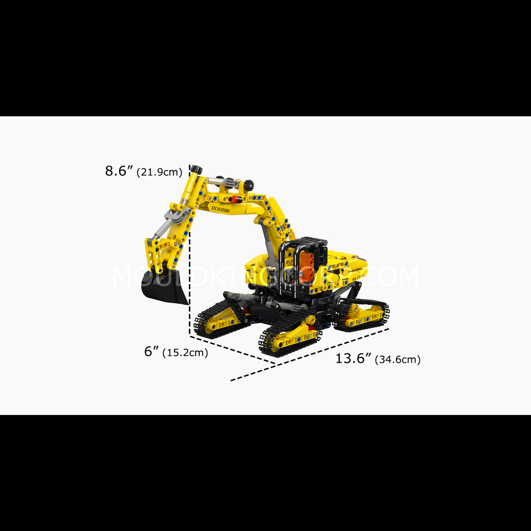 Mould King 17076 SFINX Future Excavator Building Set | 840 Pcs Mould King 17076 SFINX Future Excavator Building Set | 840 Pcs