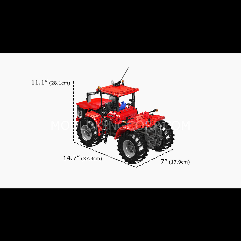 Mallenkoning 17081 Challenger Gelede Tractor Bouwset | 1.300 Stuks