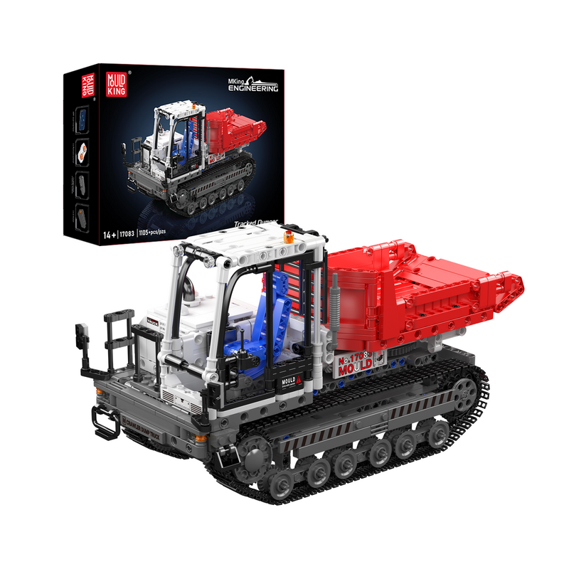Mould King 17083 - Tombereau à chenilles télécommandé - Jeu de construction | 1 105 pièces