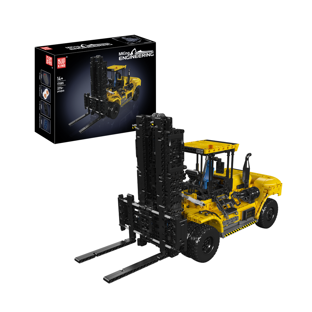 Mould King 17085 Remote Control Large-Tonnage Forklift Building Set | 2,274 Pcs