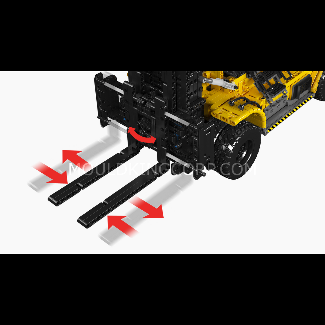 Mould King 17085 Remote Control Large-Tonnage Forklift Building Set | 2,274 Pcs