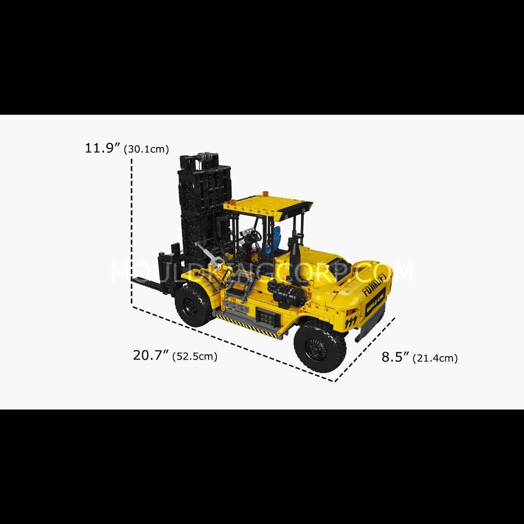 Mould King 17085 Remote Control Large-Tonnage Forklift Building Set | 2,274 Pcs
