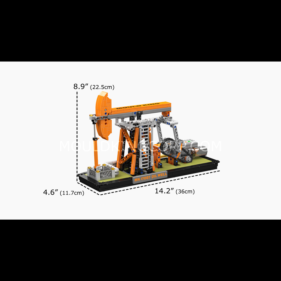 Mould King 17087 Oil Well Building Block Set | 840 Pcs