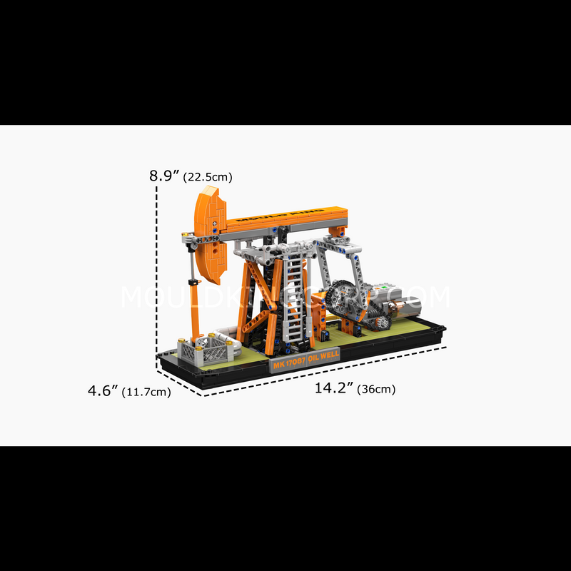 Mould King 17087 Oil Well Building Block Set | 840 Pcs
