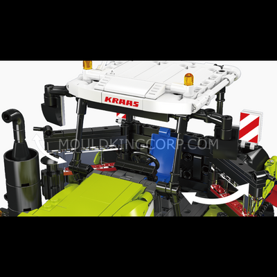 Mould King 17093 Remote-Controlled Tracked Tractor Building Set | 1,357 Pcs