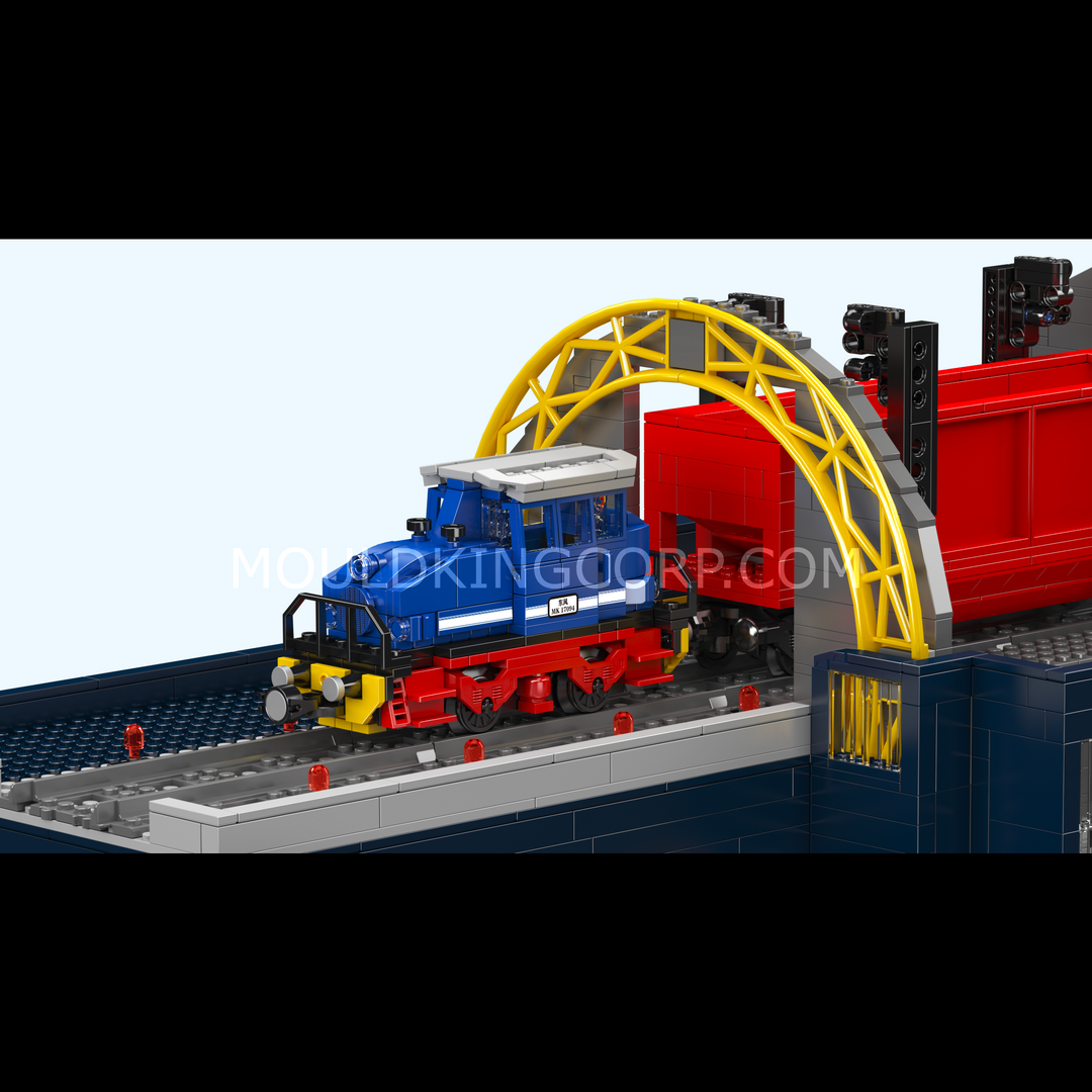 Mould King 17094 Railcar Rotary Dumper Engineering Building Set | 2,830 Pcs