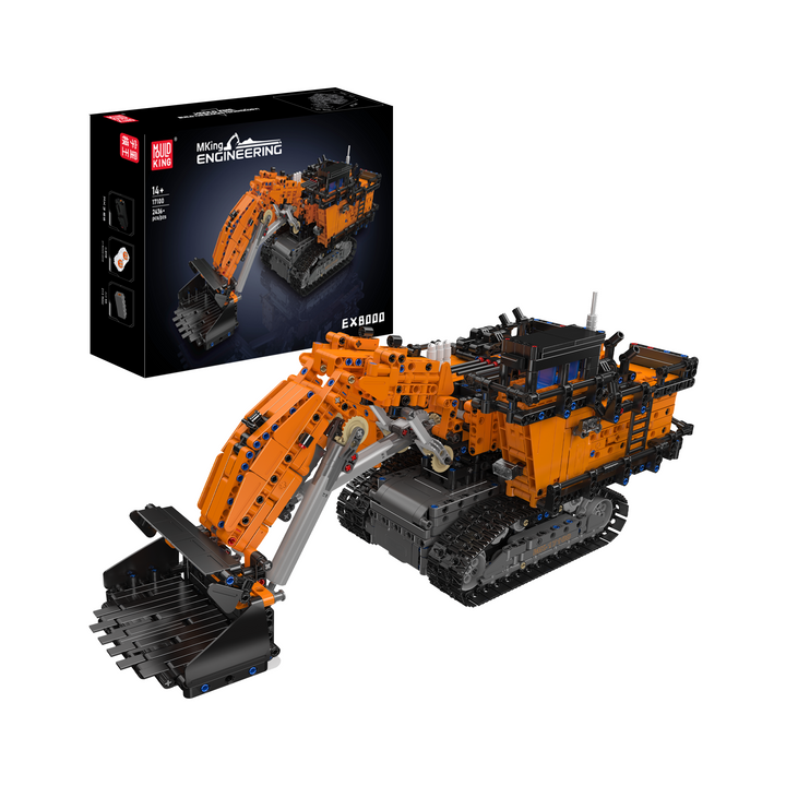 Mould King 17100 EX8000 RC Mining Crawler Excavator Building Set | 2,436 Pcs