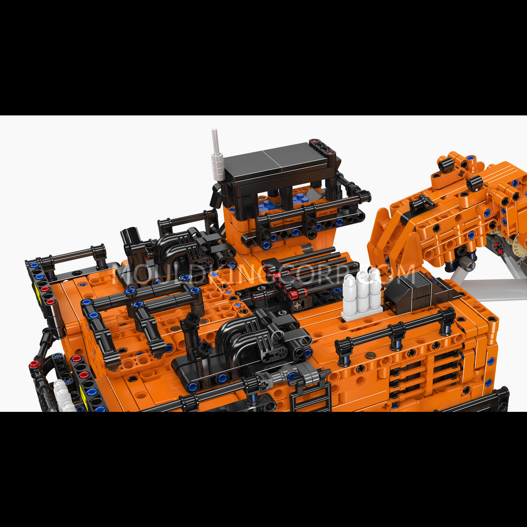 Mould King 17100 EX8000 RC Mining Crawler Excavator Building Set | 2,436 Pcs