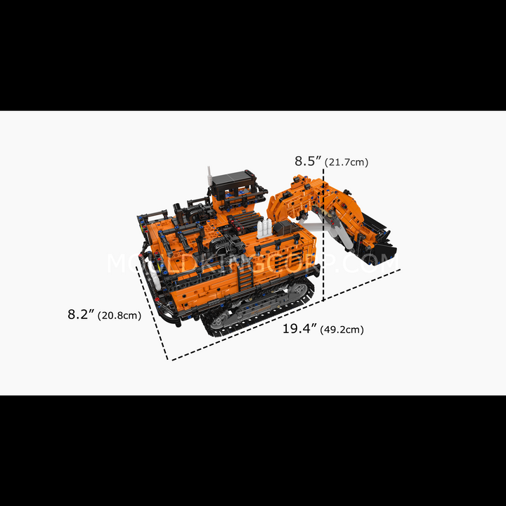 Mould King 17100 EX8000 RC Mining Crawler Excavator Building Set | 2,436 Pcs