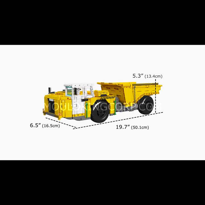 Mould King 17101/17102 Remote Control Articulated Mining Dump Truck Building Set | 1,730 Pcs