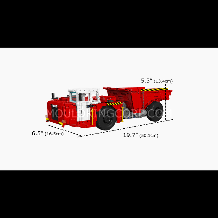 Mould King 17101/17102 Remote Control Articulated Mining Dump Truck Building Set | 1,730 Pcs