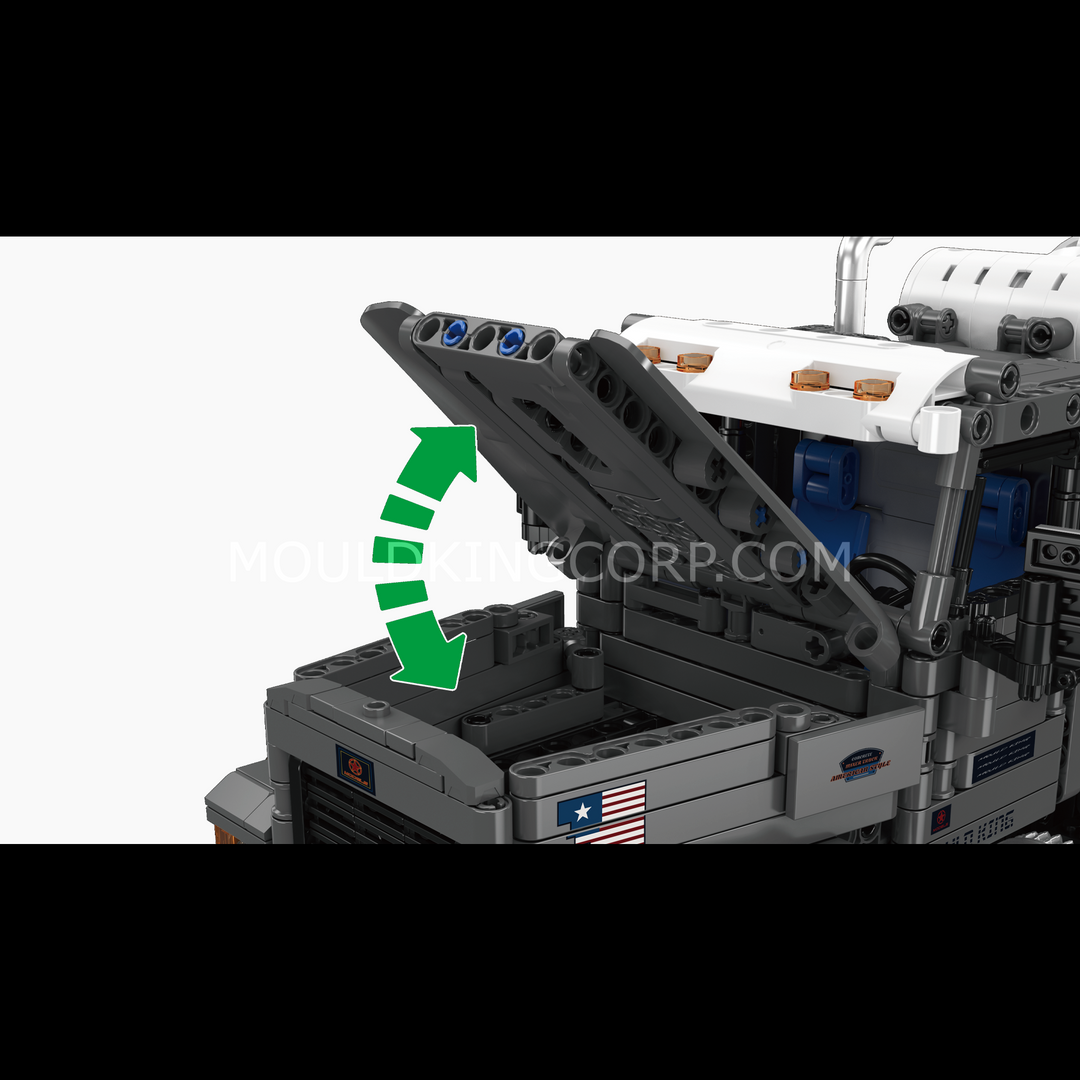 Mould King 17105 Remote Control Concrete Mixer Truck Building Set | 2,165 Pcs