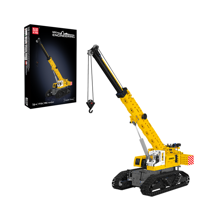 Mould King 17106 Remote Control Crawler Crane Building Set | 1,984 Pcs