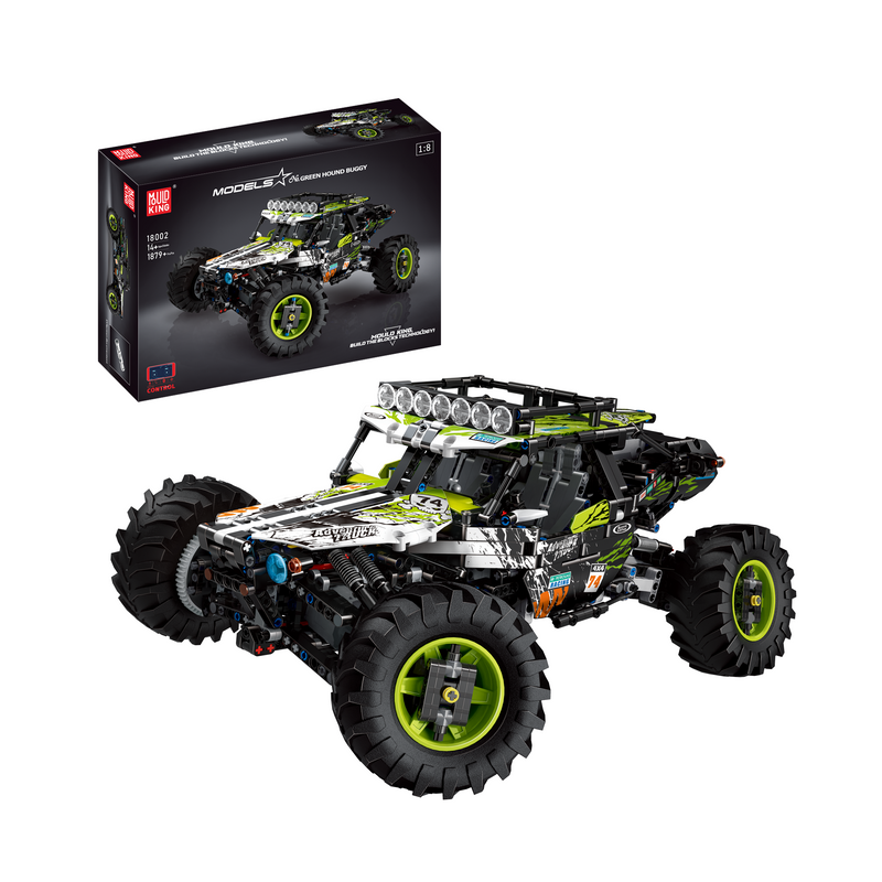 Mould King 18002 Green Hound Remote Controlled Buggy Building Kit | 1,890 PCS