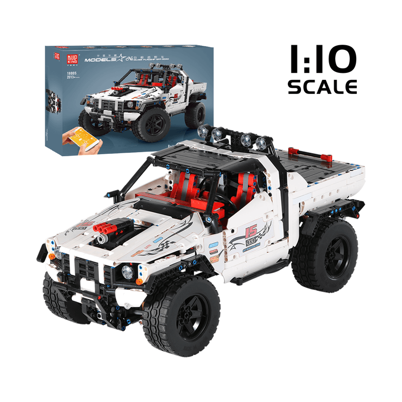Mould King 18005 4X4 Pickup Truck Remote Controlled Building Set | 2,013 PCS