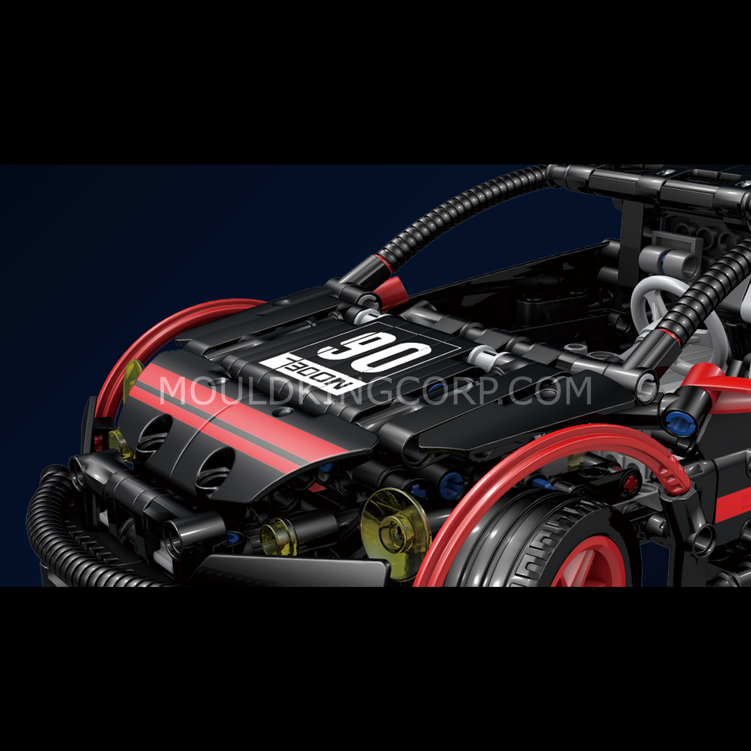 Mould King 18013 Hatchback R Remote Control Racer Building Set | 587 Pcs
