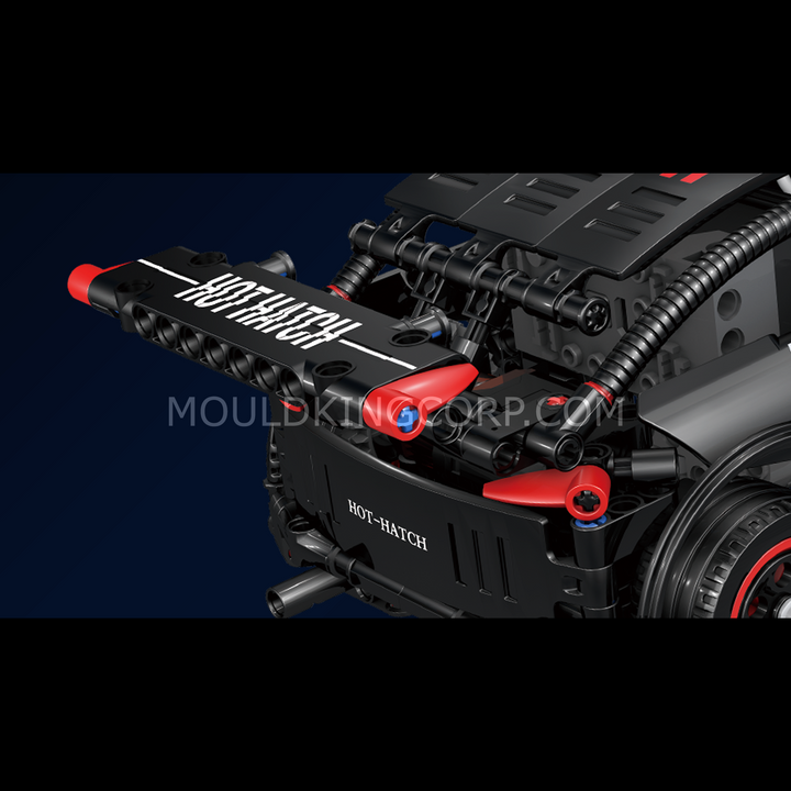 Mould King 18013 Hatchback R Remote Control Racer Building Set | 587 Pcs