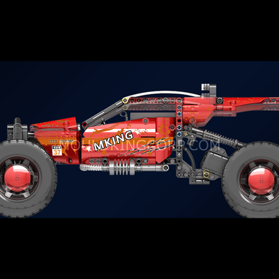 MOULD KING 18019B Hurricane Graffiti Buggy Ferngesteuerter Bausatz | 708 PCS