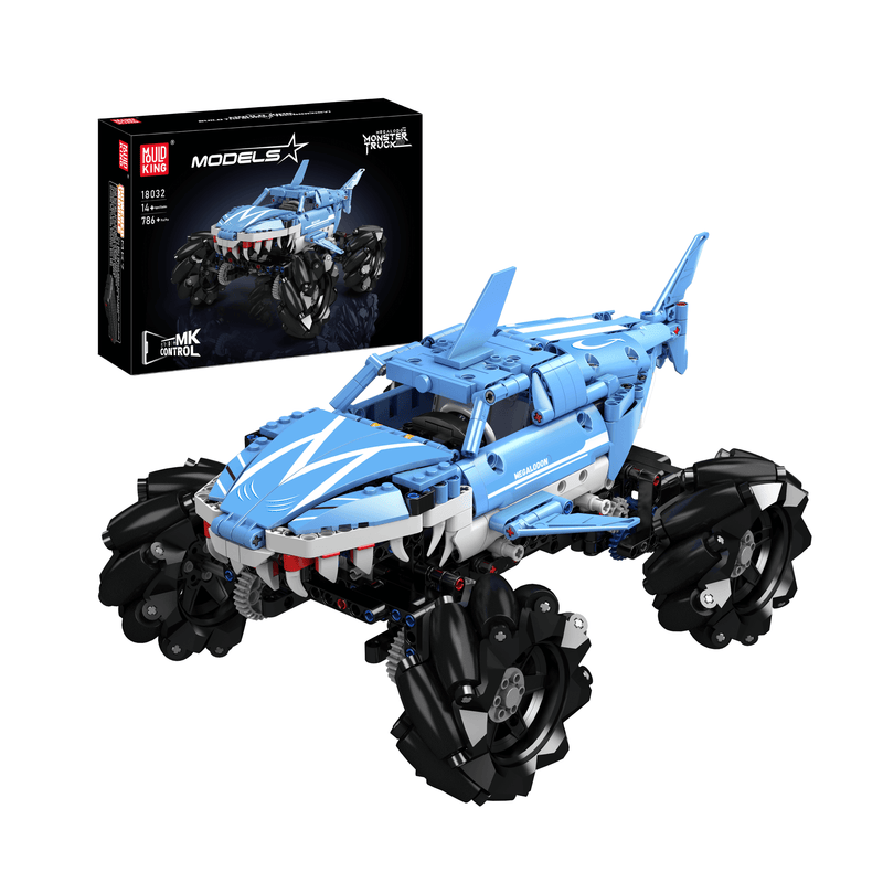 Mould King 18032 Remote Controlled Monster Truck Megalodon Building Set | 786 Pcs