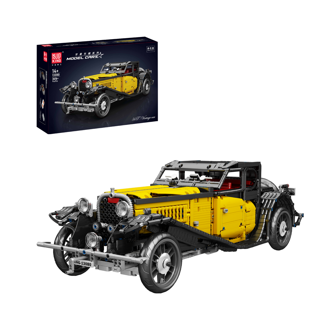 MOULD KING 13080 Vintage T50 Car Remote Controlled | 3,654 MOULD KING 13080 Vintage T50 Car Remote Controlled | 3,654
