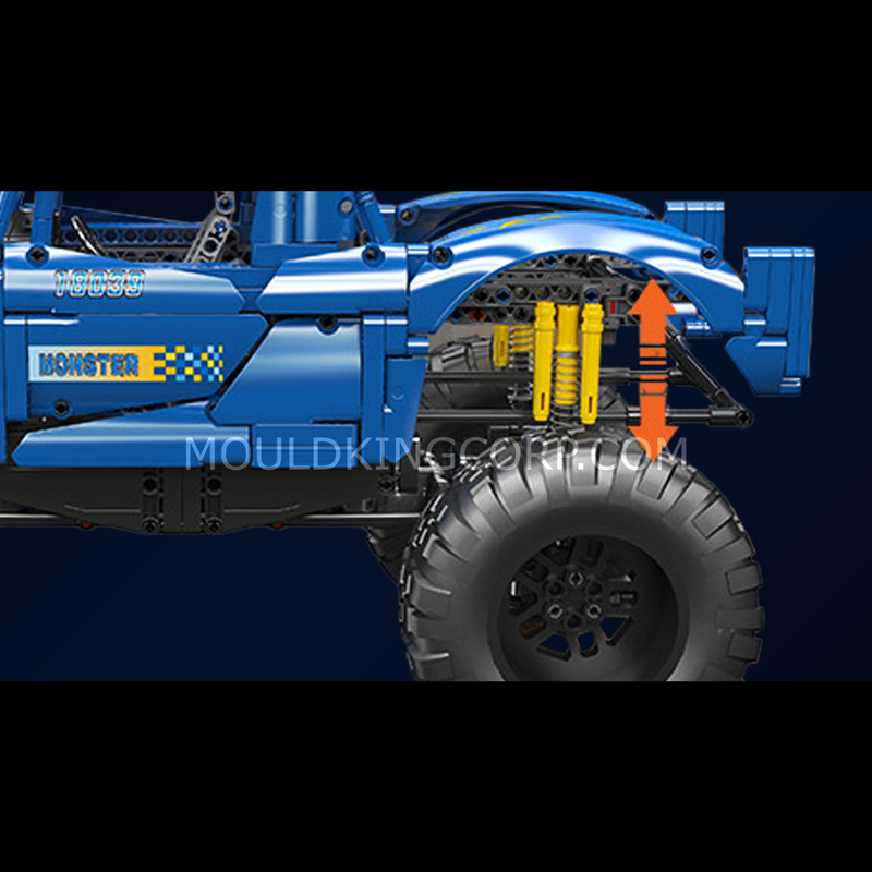 Mould King 18039 Remote Controlled Monster Off-Road Truck Building Set | 1,454 Pcs