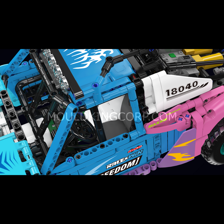 Mould King 18040 RC Desert Trophy Truck with Air Suspension Building Set | 1,573 Pcs