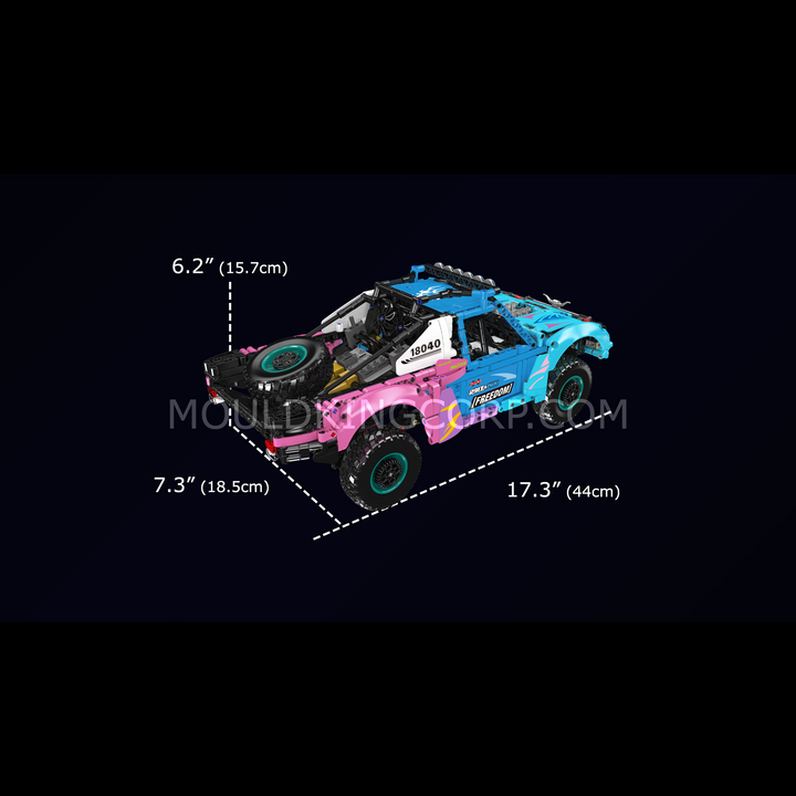 Mould King 18040 RC Desert Trophy Truck with Air Suspension Building Set | 1,573 Pcs