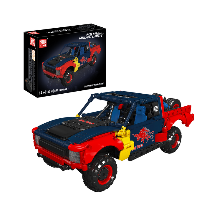 Mould King 18041 Pull-Back Trophy Truck Building Set | 894 Pcs