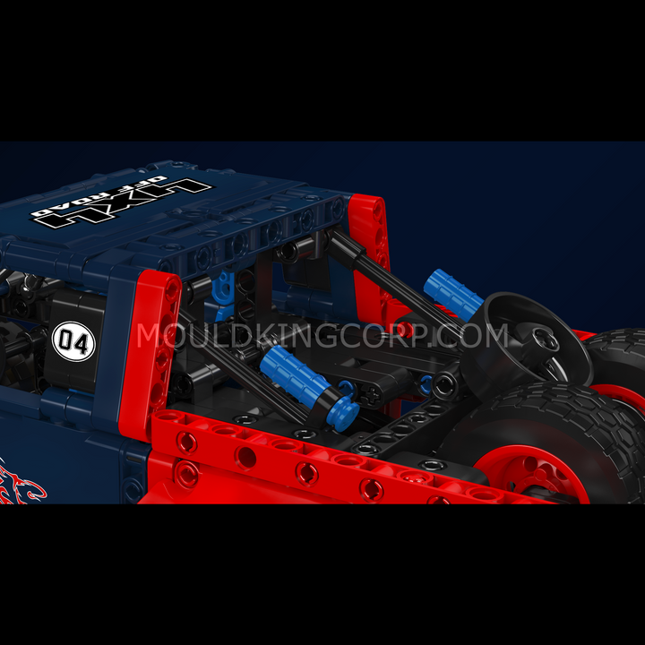 Mould King 18041 Pull-Back Trophy Truck Building Set | 894 Pcs